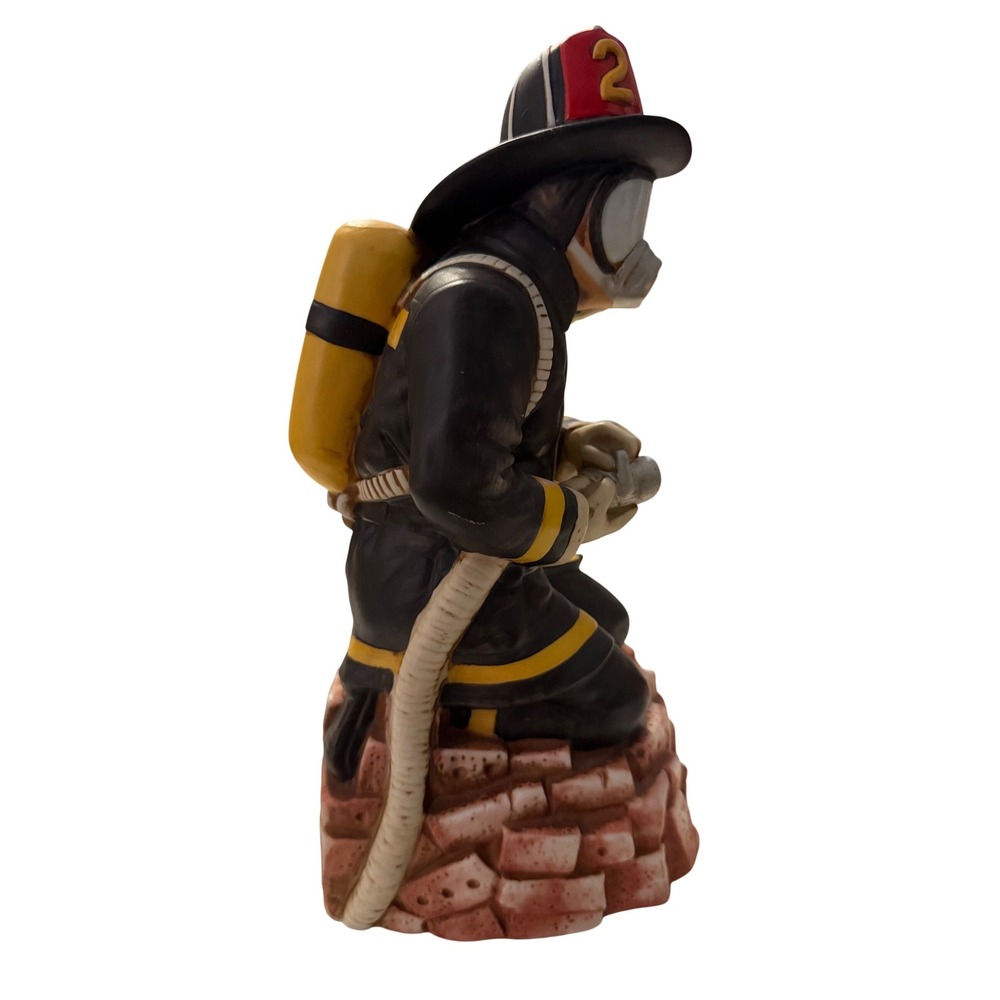 Old Commonwealth Firefighter Porcelain Decanter Van Winkle Bourbon 750ml 9 inch - Picture 2 of 10